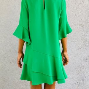 River Island Dresses - River Island (Petite) Green Draped Dress River Island Dresses - River Island (Petite) Green Draped Dress